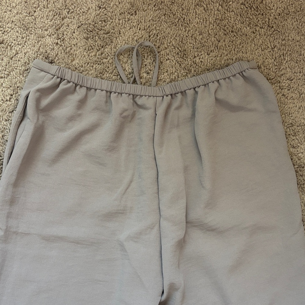 Gray Drawstring Pants - image 4
